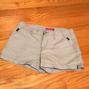 Blue unionbay button cargo style shorts